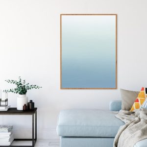 Quadro - Rachel Moya - Degradê Azul Claro Díptico N 01