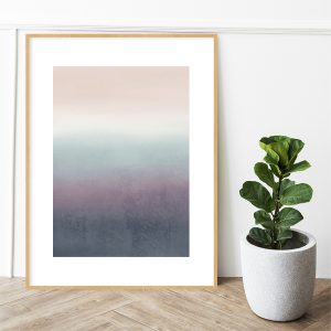 Quadro - Rachel Moya - Degradê Colorido Borda Branca