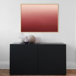 Quadro - Rachel Moya - Degradê Marsala Horizontal