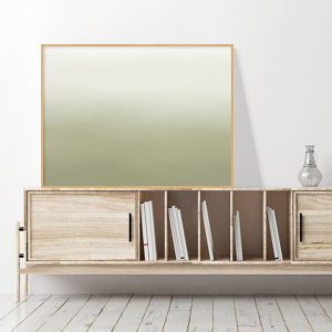 Quadro - Rachel Moya - Degradê Verde Horizontal