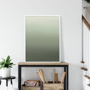 Quadro - Rachel Moya - Degradê Verde Militar Díptico N 01