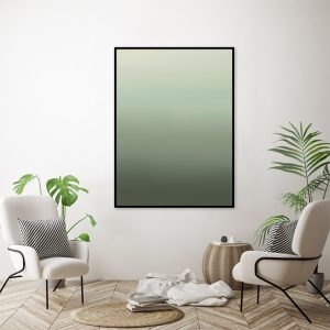 Quadro - Rachel Moya - Degradê Verde Militar Díptico N 02