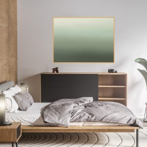 Quadro - Rachel Moya - Degradê Verde Militar Horizontal