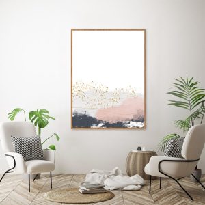 Quadro - Rachel Moya - Fade Away Blue Minimal