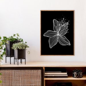 Quadro - Rachel Moya - Lírio Minimal