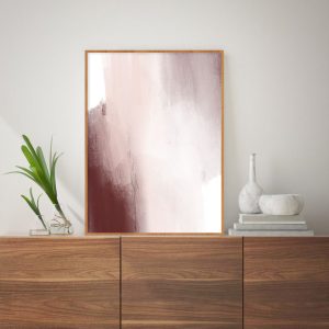 Quadro - Rachel Moya - Marsala Abstrato N 01