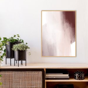 Quadro - Rachel Moya - Marsala Abstrato N 02