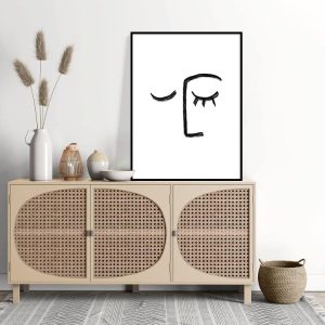 Quadro - Rachel Moya - Minimal Face