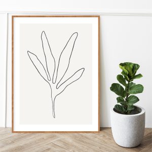 Quadro - Rachel Moya - Minimal Leaf 02