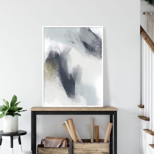 Quadro - Rachel Moya - Modern Blue Strokes 04