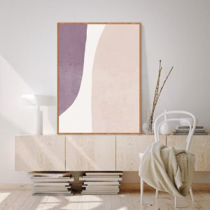 Quadro - Rachel Moya - Modern Rose e Lilás