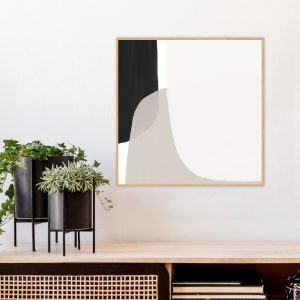 Quadro - Rachel Moya - Modern Shapes Neutral 01 Quadrado