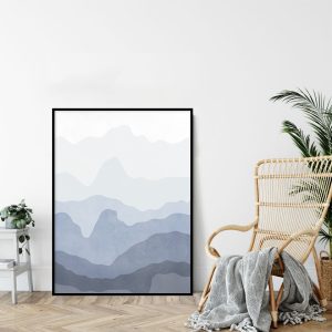 Quadro - Rachel Moya - Montanha Azul