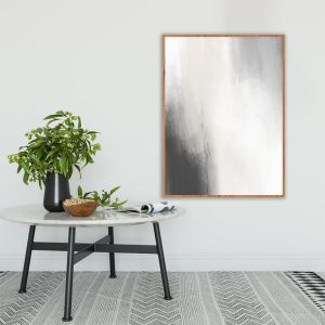 Quadro - Rachel Moya - Neutral Black And Gray N 01