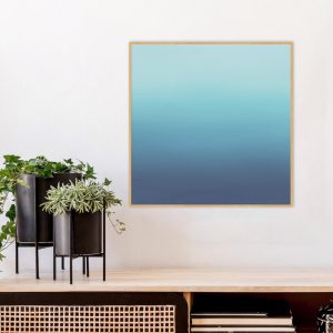 Quadro - Rachel Moya - Oceano Azul Quadrado