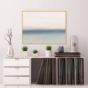 Quadro - Rachel Moya - Paisagem Azul Horizontal