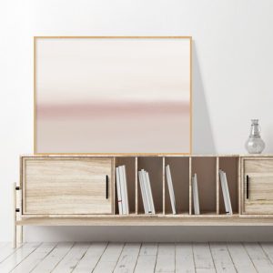 Quadro - Rachel Moya - Paisagem Rosa Horizontal