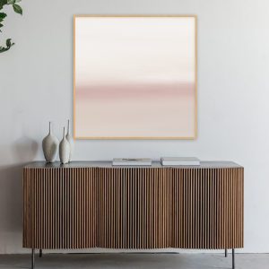 Quadro - Rachel Moya - Paisagem Rosa Quadrado