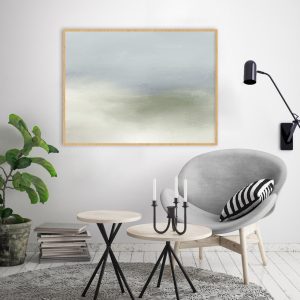 Quadro - Rachel Moya - Peaceful Landscape Azul E Verde