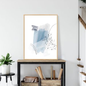 Quadro - Rachel Moya - Pinceladas Azuis