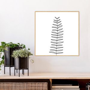 Quadro - Rachel Moya - Ramo Fine Line 03 Quadrado