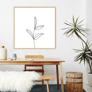 Quadro - Rachel Moya - Ramo Fine Line 04 Quadrado