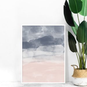 Quadro - Rachel Moya - Rose And Blue Ocean