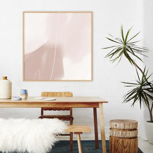 Quadro - Rachel Moya - Rose Mist N 02 Quadrado