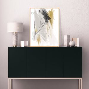 Quadro - Rachel Moya - Soft Minimal Strokes 01