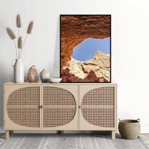 Quadro - Michel Fraitag - Piedras Rojas Con Cielo Azul 3