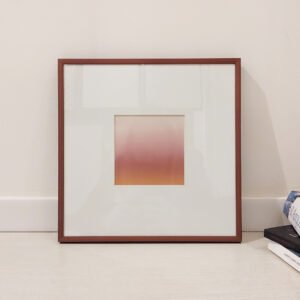 Quadro - Rachel Moya -  Degradê Rosa e Laranja Suave