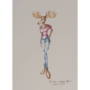 Obra de Arte - Paula L. Stein - Bichos Urbanos : Alce (A5)