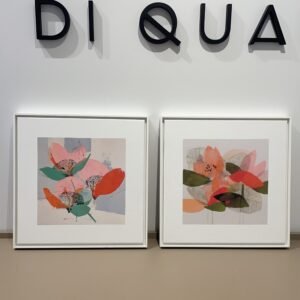 Dupla de Quadros – Antônia Pereira – Flor de Papel e Movimento das Estações
